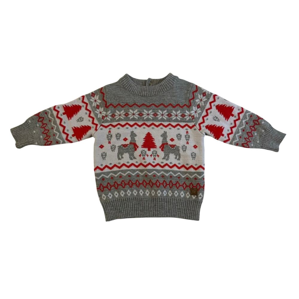 Baby Christmas Knit Sweater 6-12mo